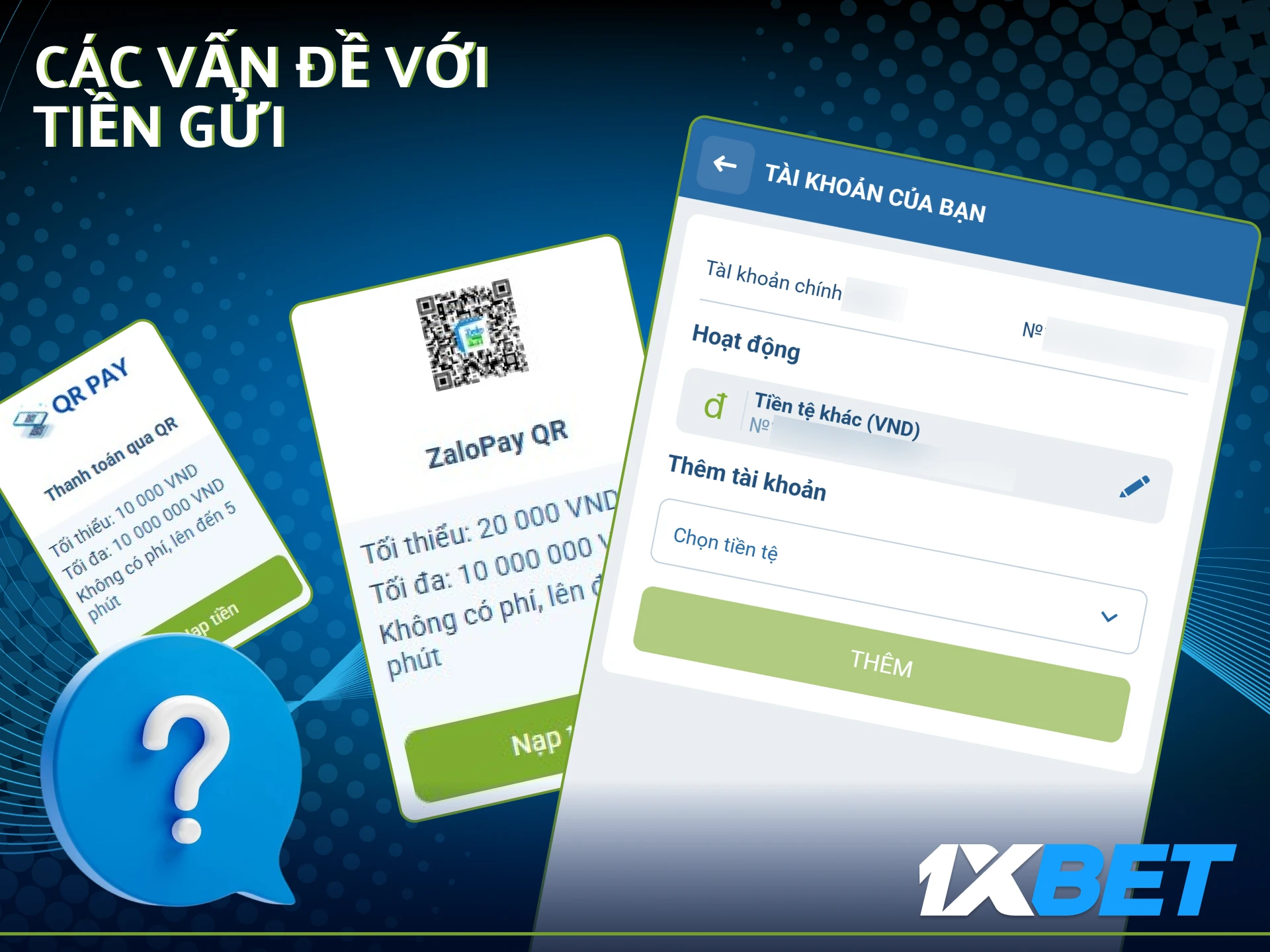 Hỗ trợ của 1xBet sẽ giúp bạn nhanh chóng giải quyết các vấn đề và hoàn tất việc nạp tiền.