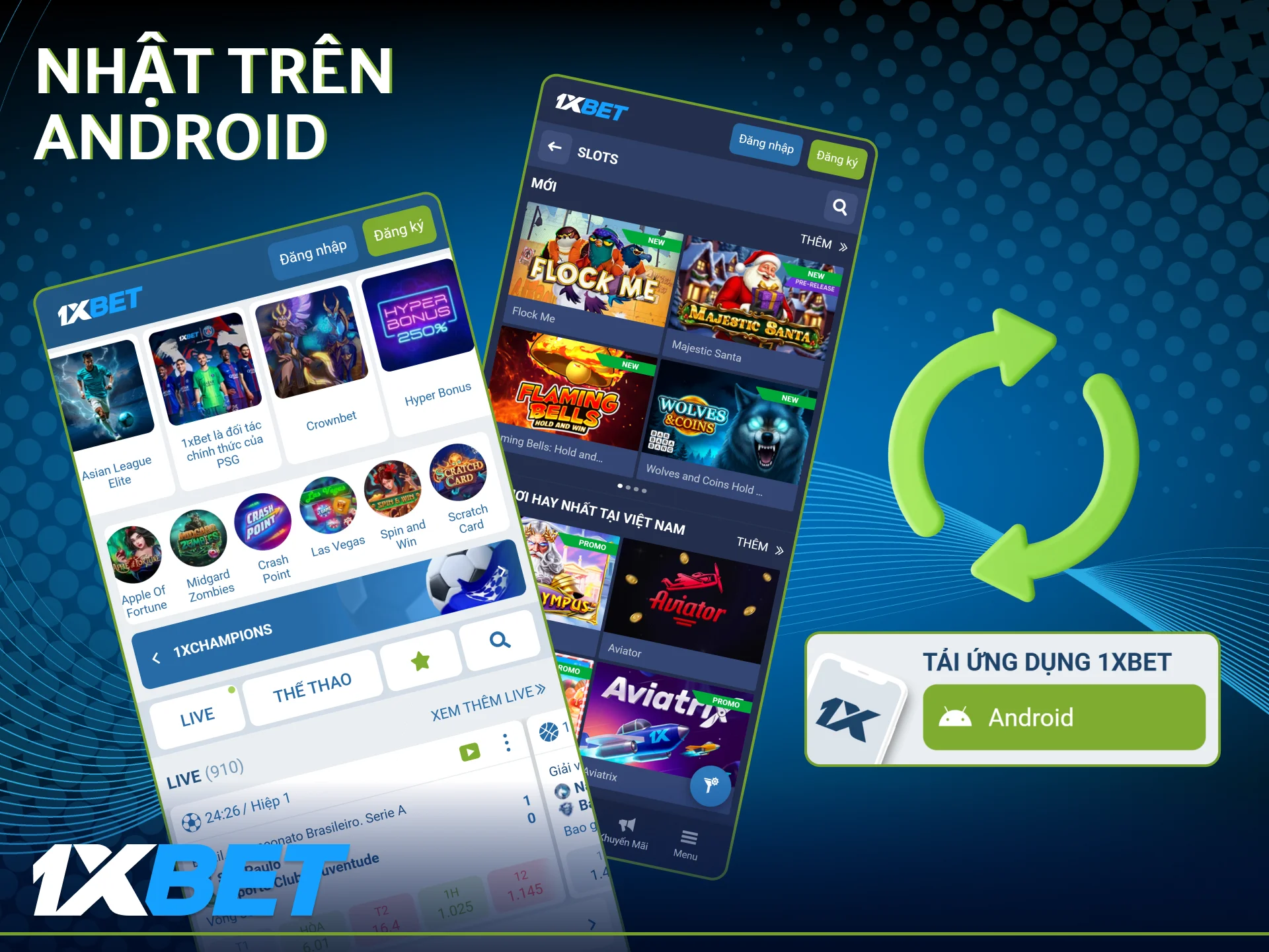 Vào cài đặt điện thoại của bạn và gỡ cài đặt tệp APK 1xbet hiện tại, sau đó tải xuống tệp APK mới nhất.