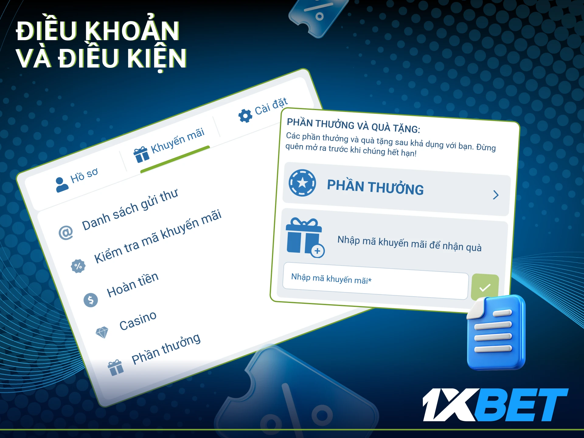 Sử dụng một tài khoản trên 1xBet và điền đầy đủ thông tin cá nhân để tuân thủ điều khoản và tránh rắc rối.