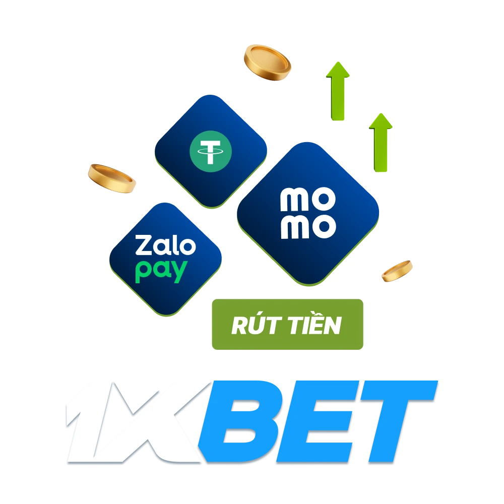 Sử dụng ứng dụng hoặc trang web 1xBet để rút tiền nhanh chóng.